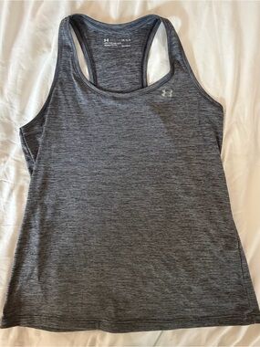 LG Gray Heather Racerback Tank Top